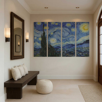 [Color:Stretched Canvas], Picture of art in a room