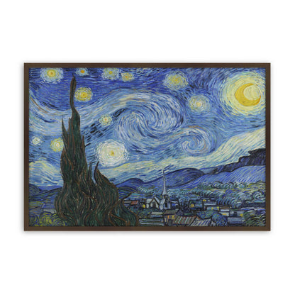 [Color:Brown], Picture of art in a Brown frame