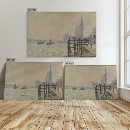 [Color:Stretched Canvas], Image showing the size comparisons