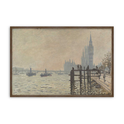 [Color:Walnut], Picture of art in a Walnut frame