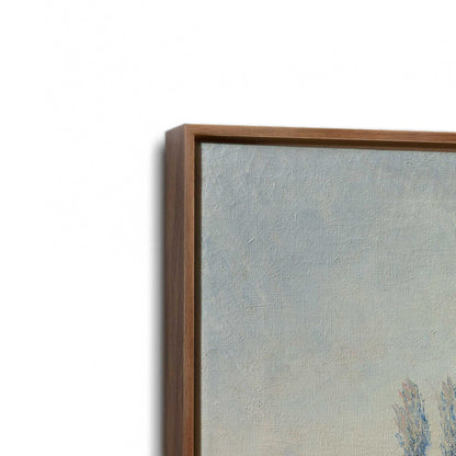 [Color:Walnut], Picture of art in a Walnut frame at an angle
