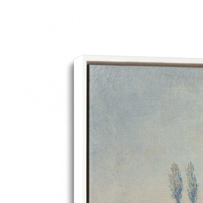 [Color:Opaque White], Picture of art in a White frame at an angle