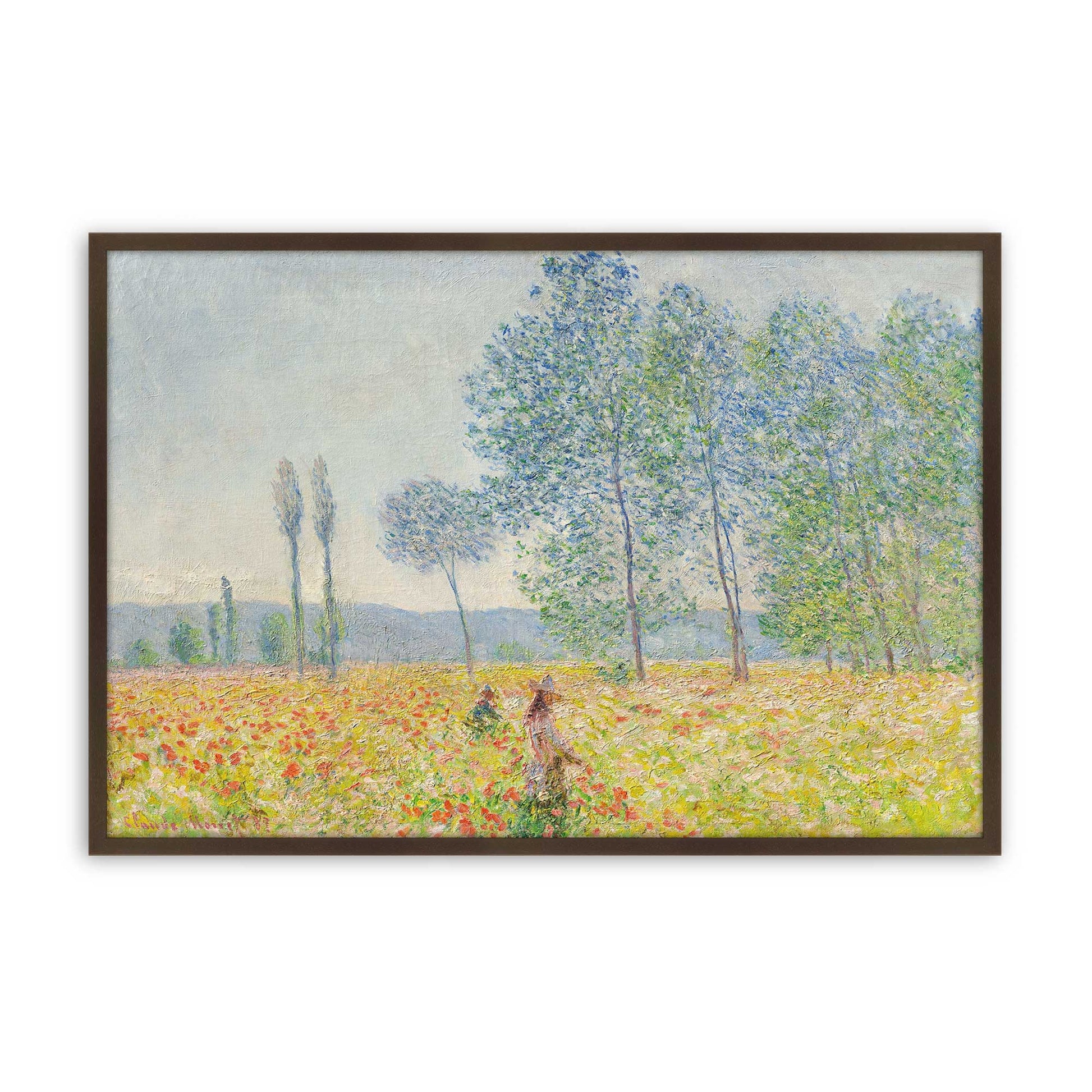 [Color:Brown], Picture of art in a Brown frame