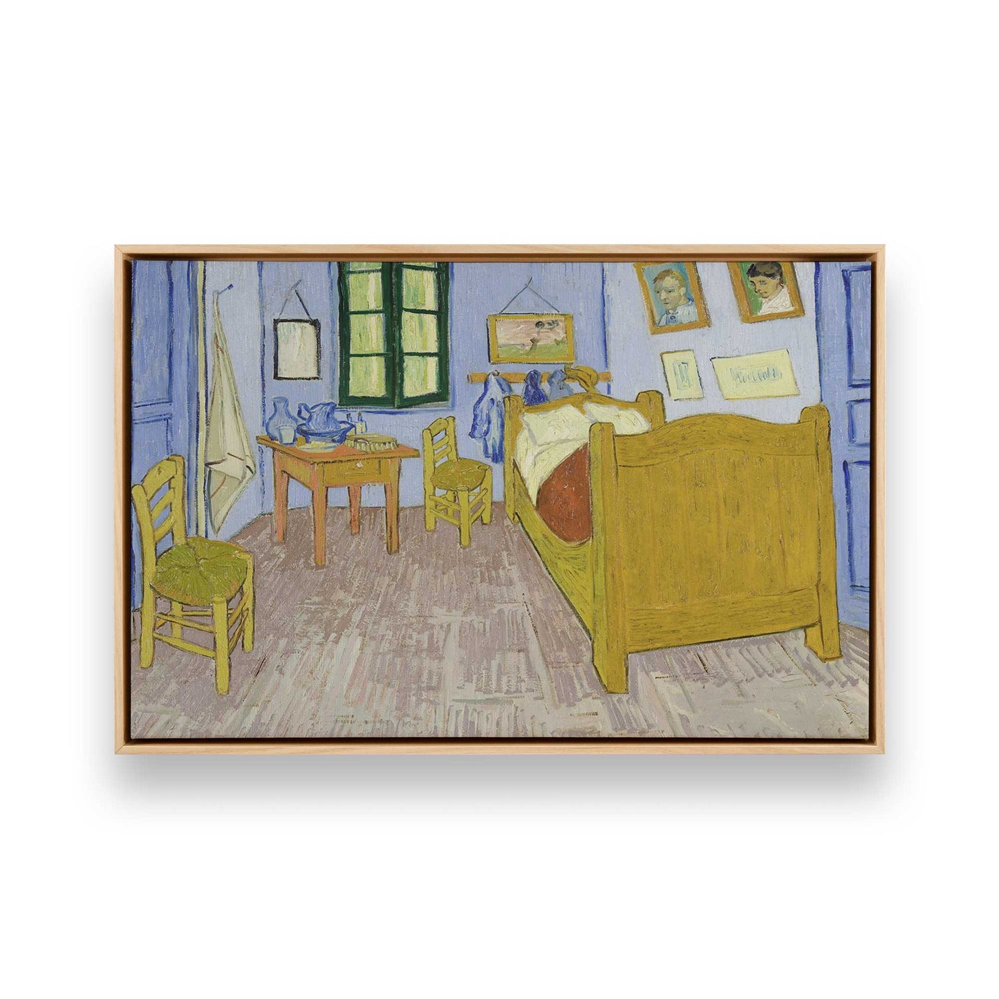 [Color:American Maple], Picture of art in a American Maple frame