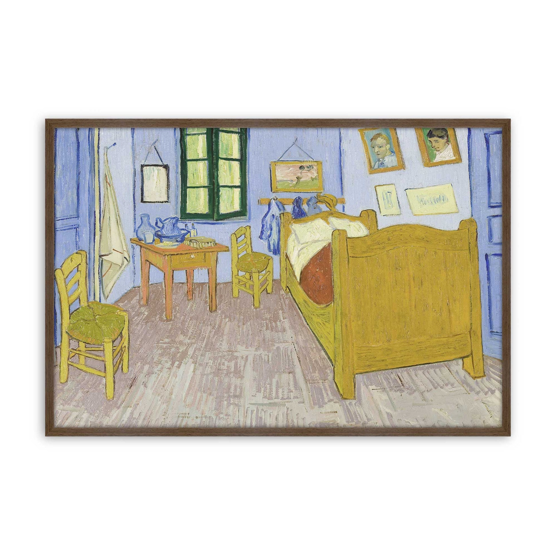 [Color:Walnut], Picture of art in a Walnut frame