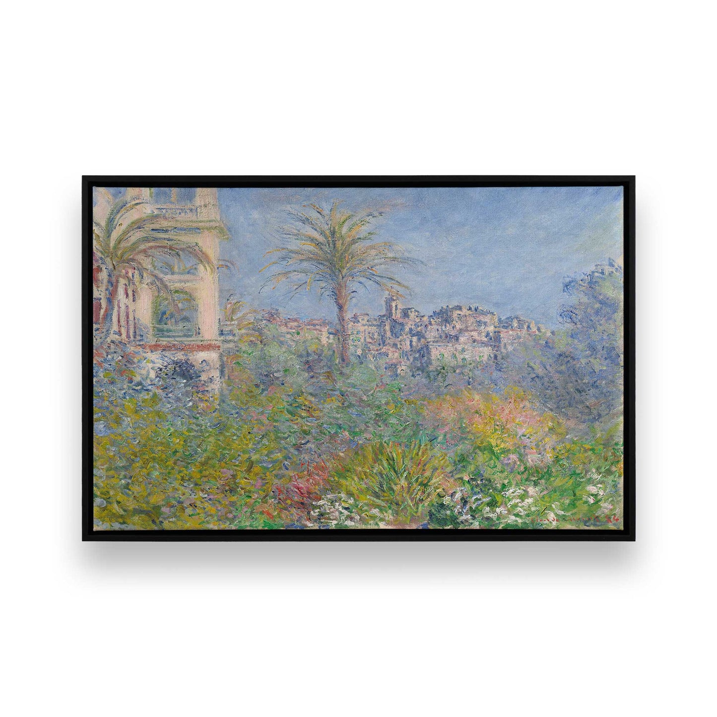 [Color:Satin Black], Picture of art in a Satin Black frame