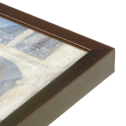 [Color:Belvinder Brown], Picture of art in a Belvinder Brown frame at an angle