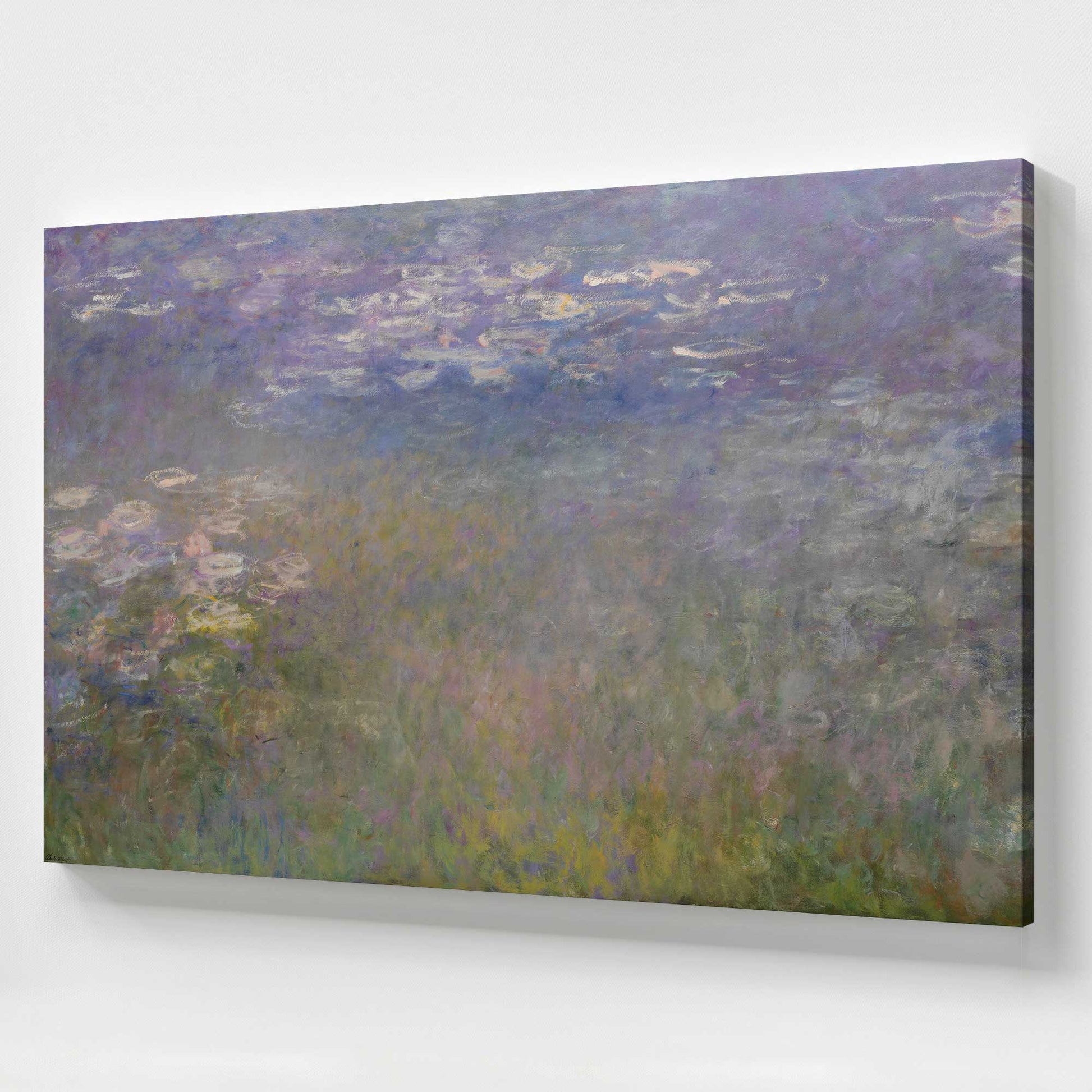 [Color:Stretched Canvas], Picture of art at an angle