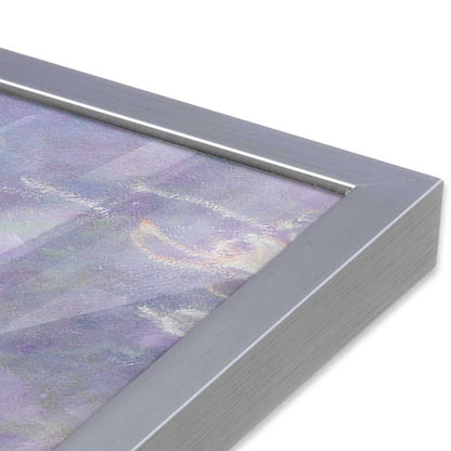 [Color:Polished Chrome], Picture of art in a Polished Chrome frame at an angle