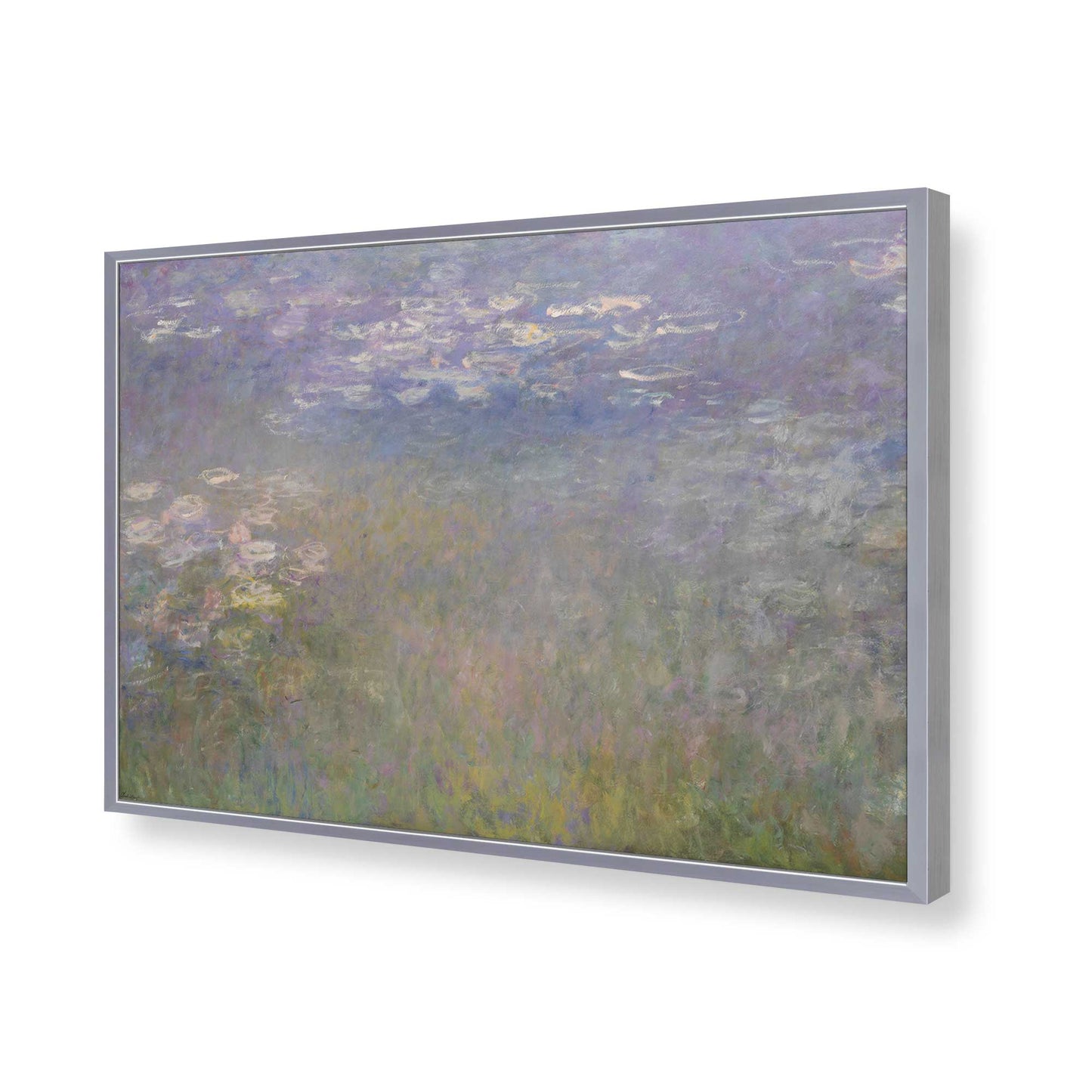 [Color:Polished Chrome], Picture of art in a Polished Chrome frame of the corner