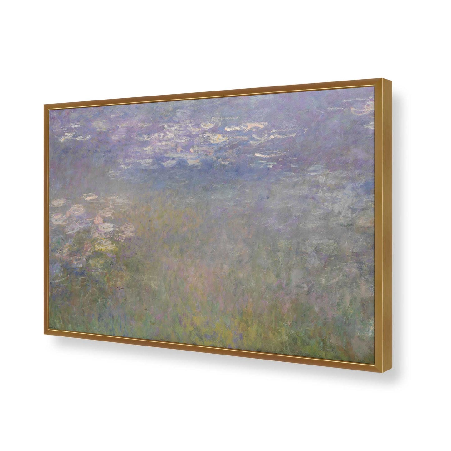 [Color:Polished Gold], Picture of art in a Polished Gold frame of the corner