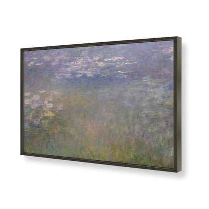 [Color:Satin Black], Picture of art in a Satin Black frame of the corner