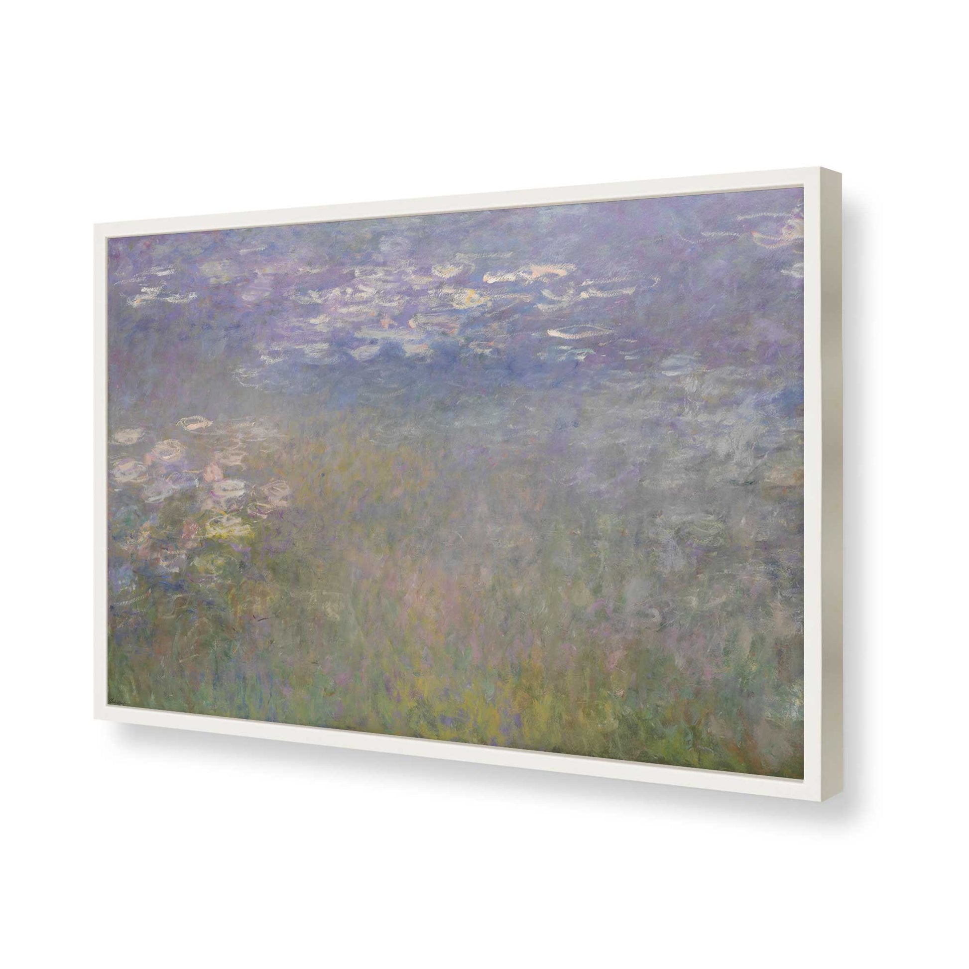 [Color:Opaque White], Picture of art in a Opaque White frame of the corner