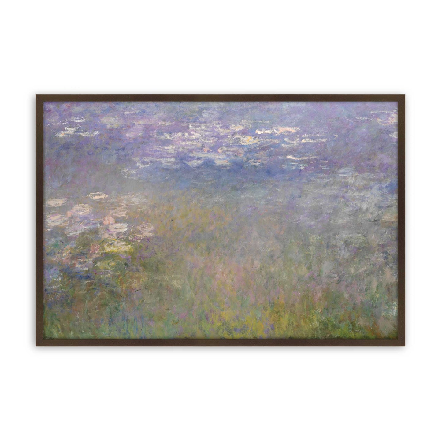 [Color:Brown], Picture of art in a Brown frame