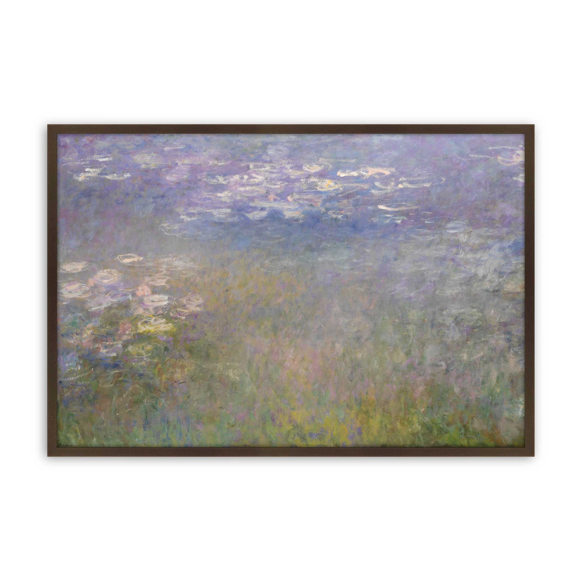 [Color:Brown], Picture of art in a Brown frame