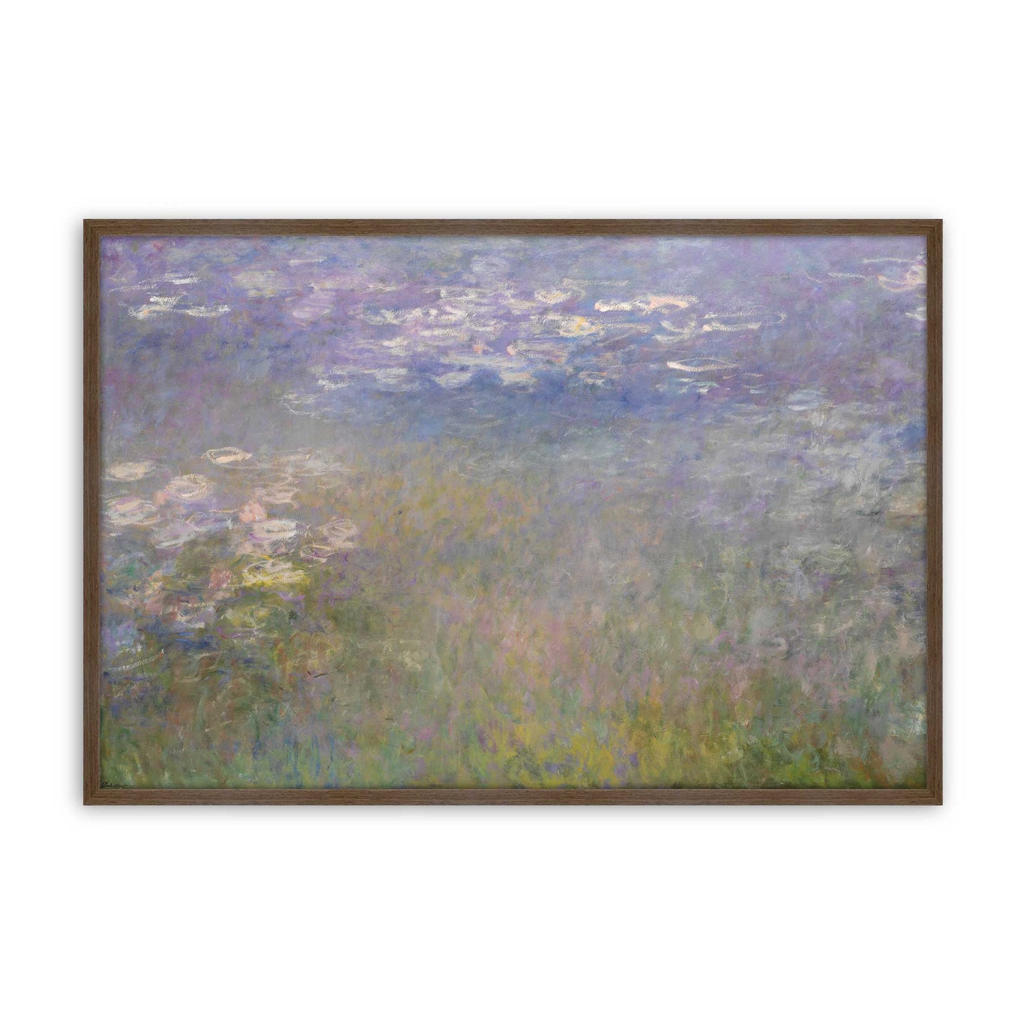 [Color:Walnut], Picture of art in a Walnut frame