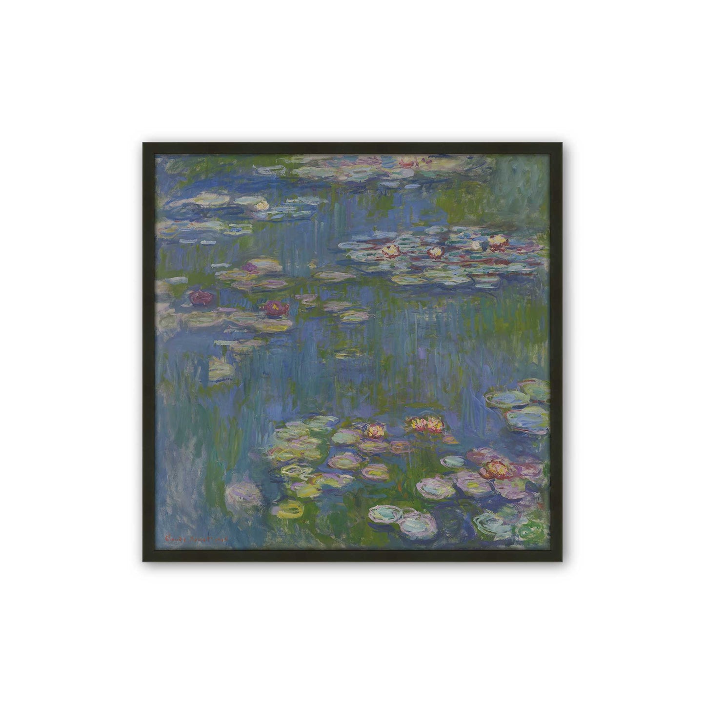 [Color:Satin Black], Picture of art in a Satin Black frame