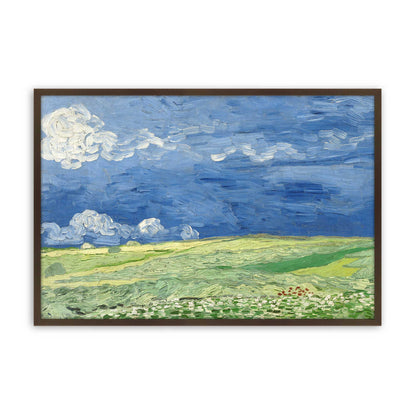 [Color:Brown], Picture of art in a Brown frame