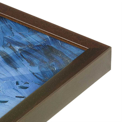 [Color:Belvinder Brown], Picture of art in a Belvinder Brown frame at an angle