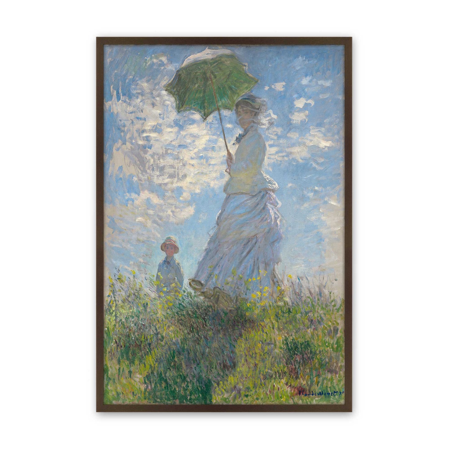 [Color:Belvinder Brown], Picture of art in a Belvinder Brown frame