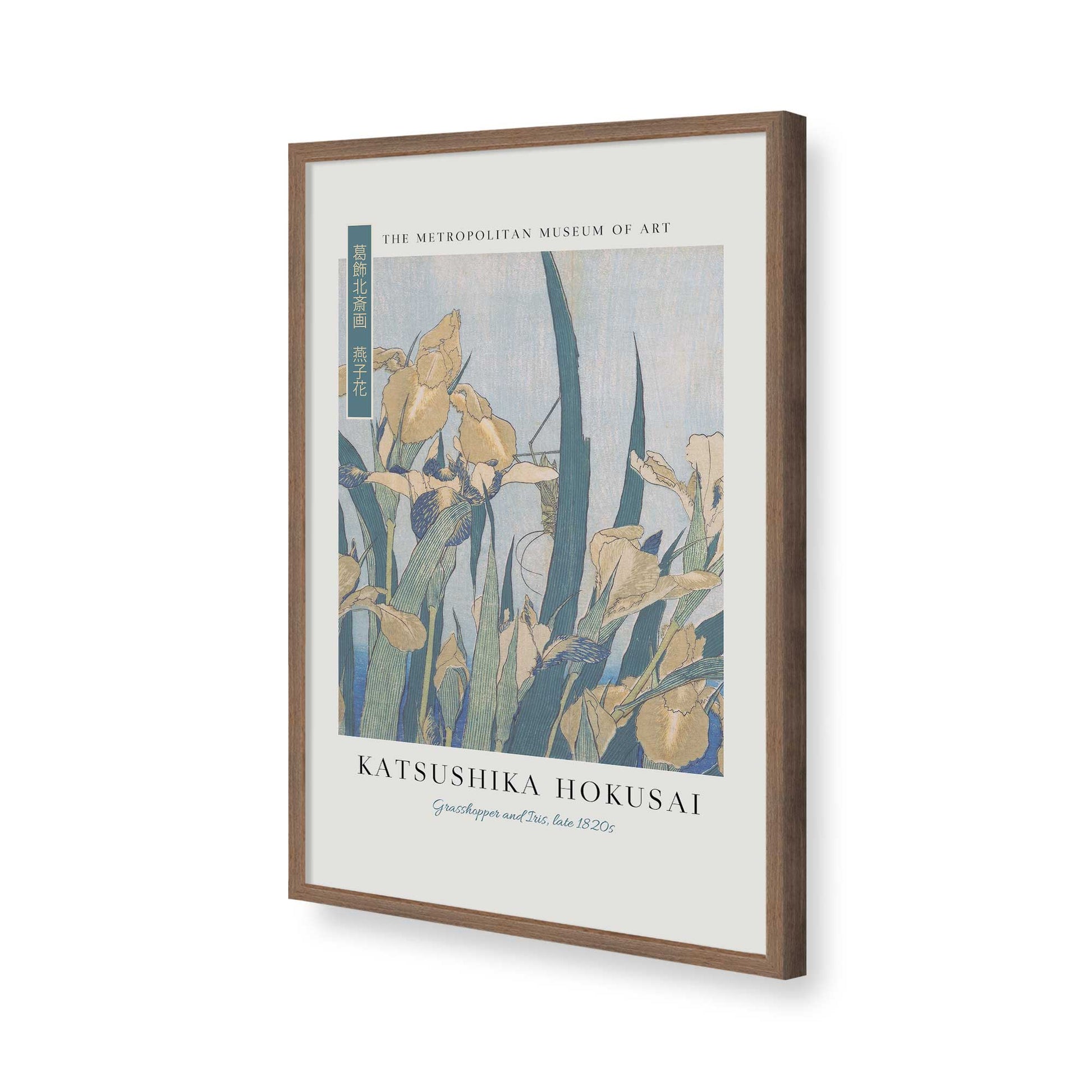 [Color:Walnut], Picture of art in a Walnut frame of the corner