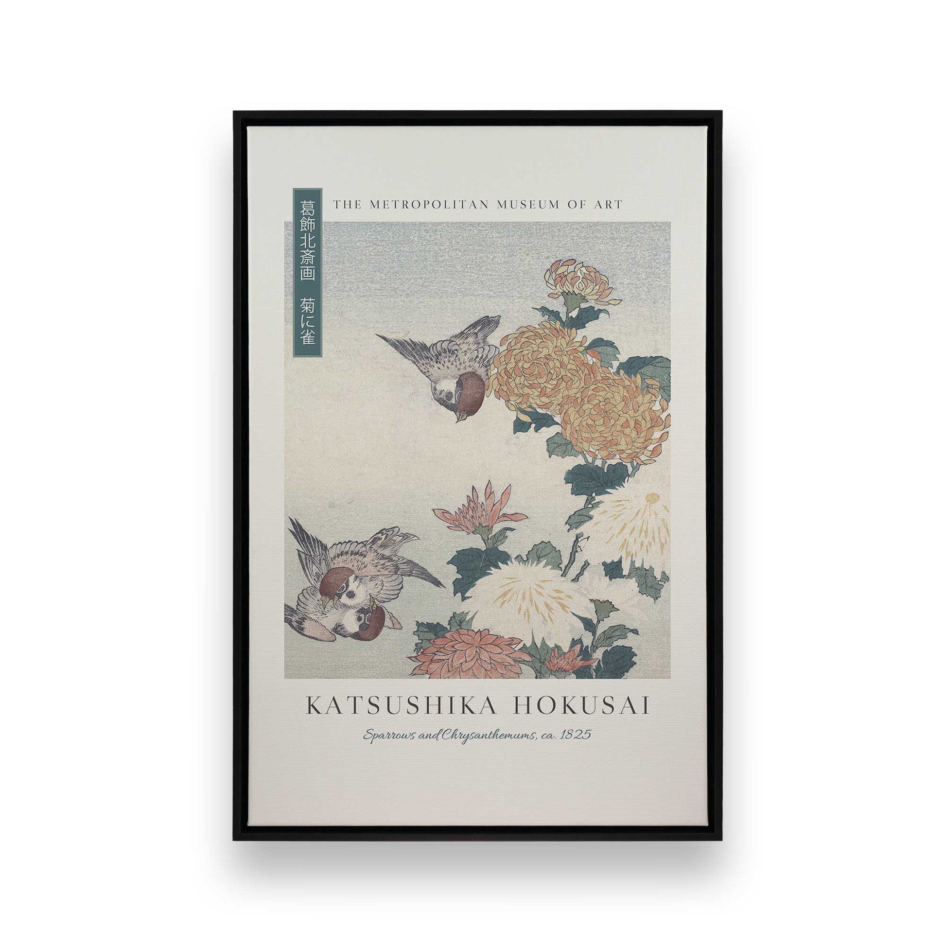 [Color:Satin Black], Picture of art in a Satin Black frame
