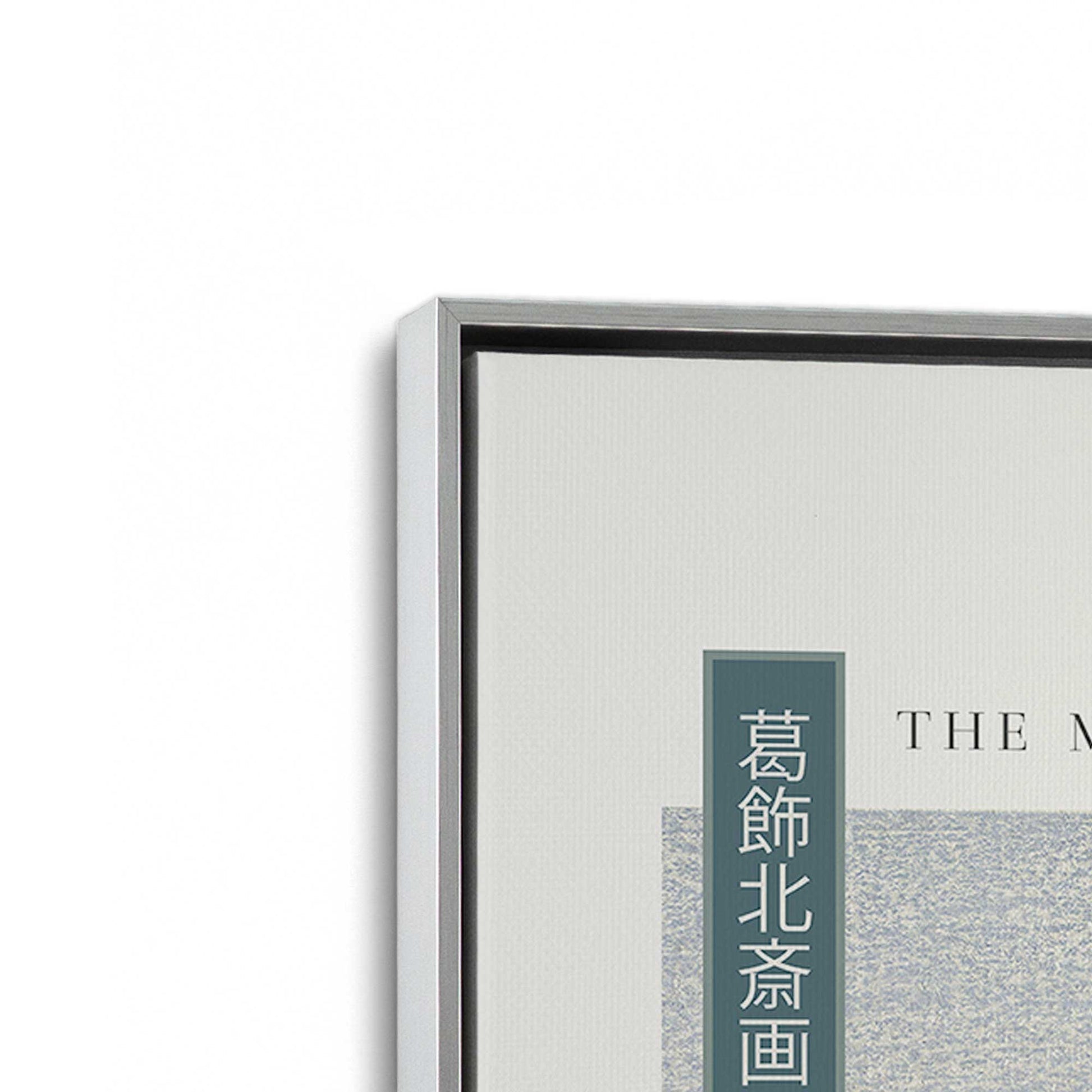 [Color:Polished Chrome], Picture of art in a Polished Chrome frame at an angle
