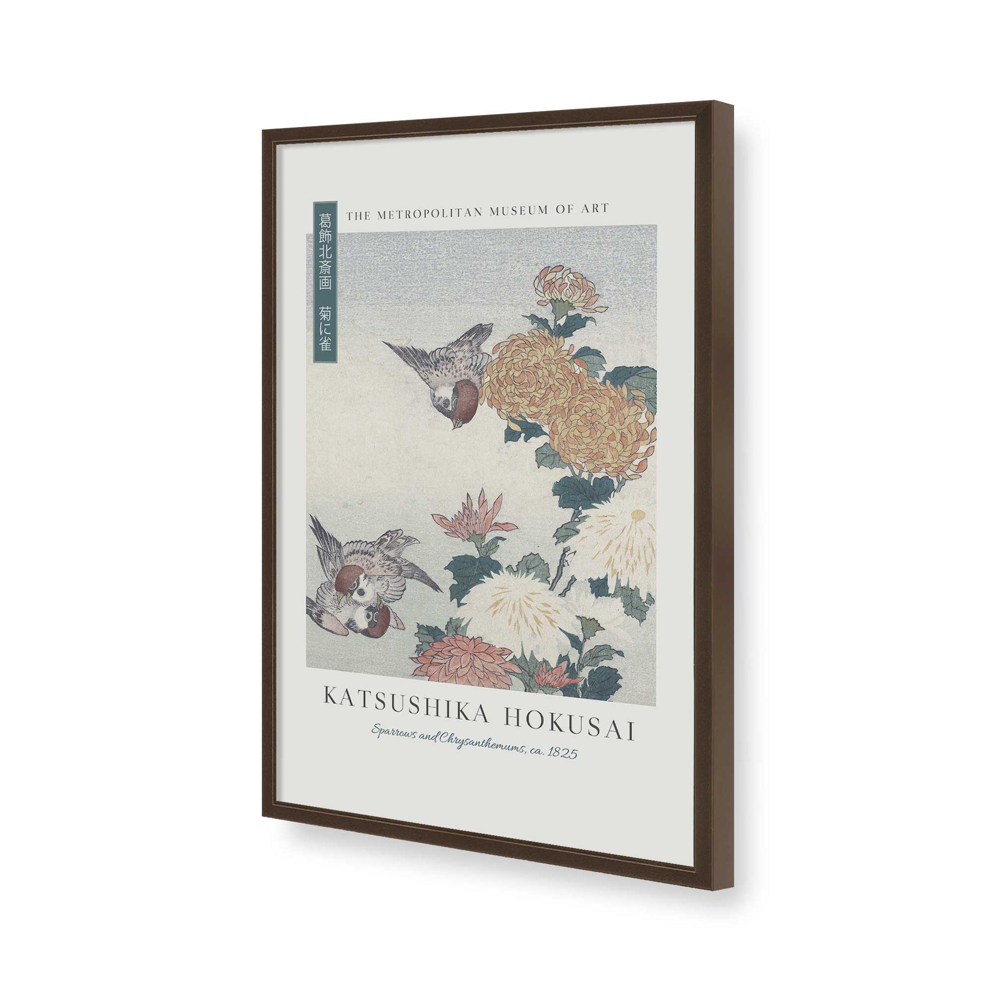 [Color:Belvinder Brown], Picture of art in a Belvinder Brown frame of the corner