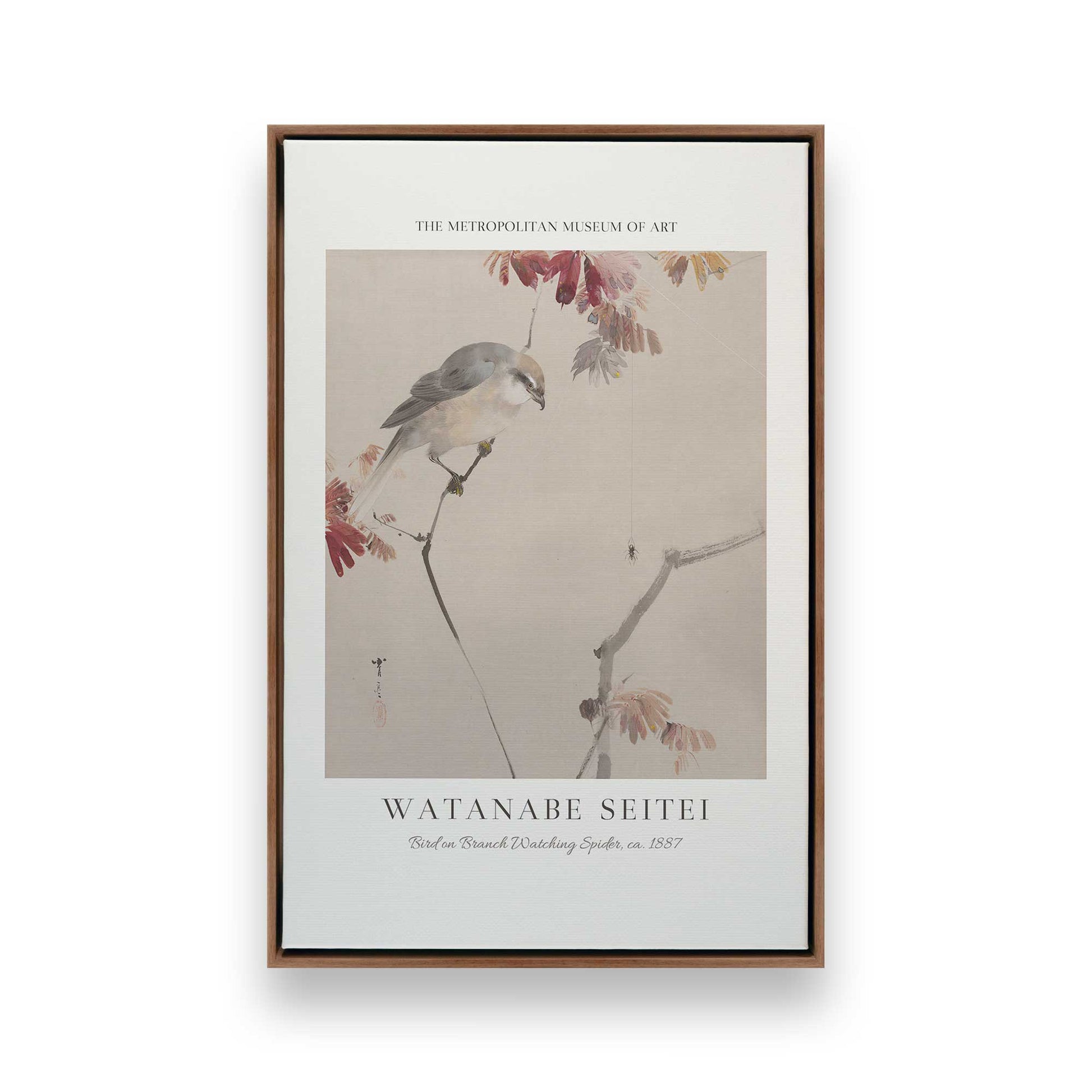 [Color:Walnut], Picture of art in a Walnut frame