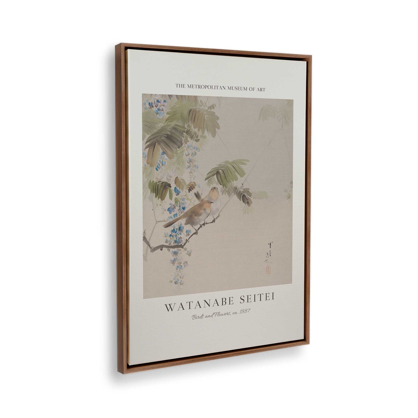 [Color:Walnut], Picture of the corner of the art