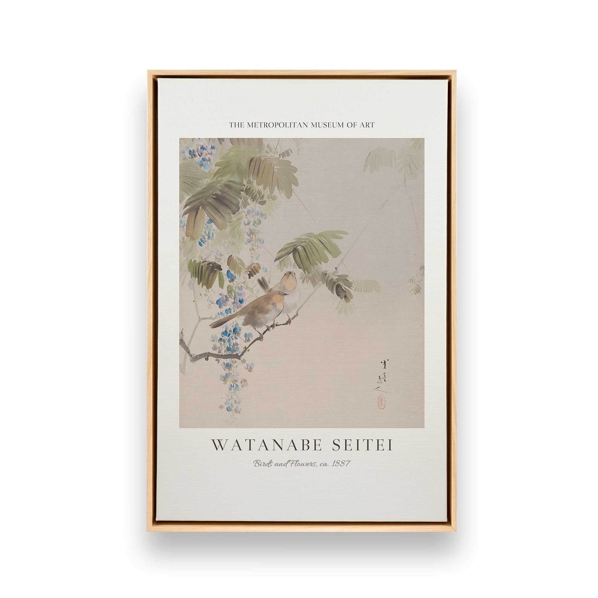 [Color:American Maple], Picture of art in a American Maple frame