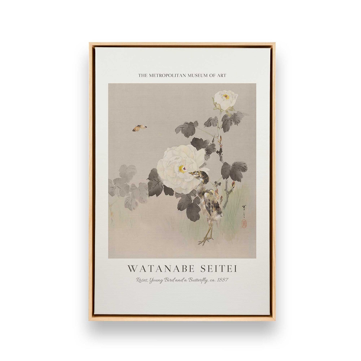 [Color:American Maple], Picture of art in a American Maple frame