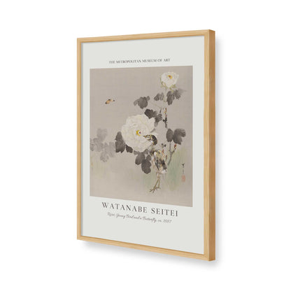 [Color:American Maple], Picture of art in a American Maple frame of the corner
