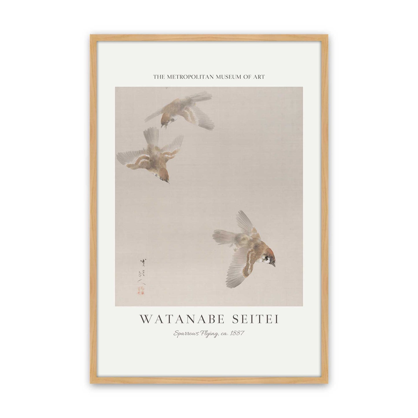 [Color:American Maple], Picture of art in a American Maple frame