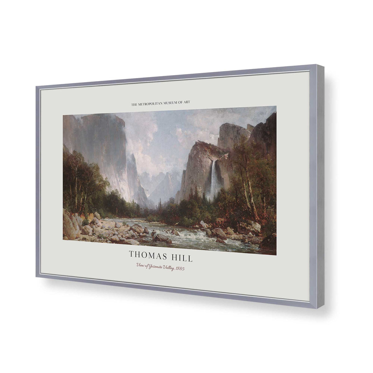 [Color:Polished Chrome], Picture of art in a Polished Chrome frame of the corner
