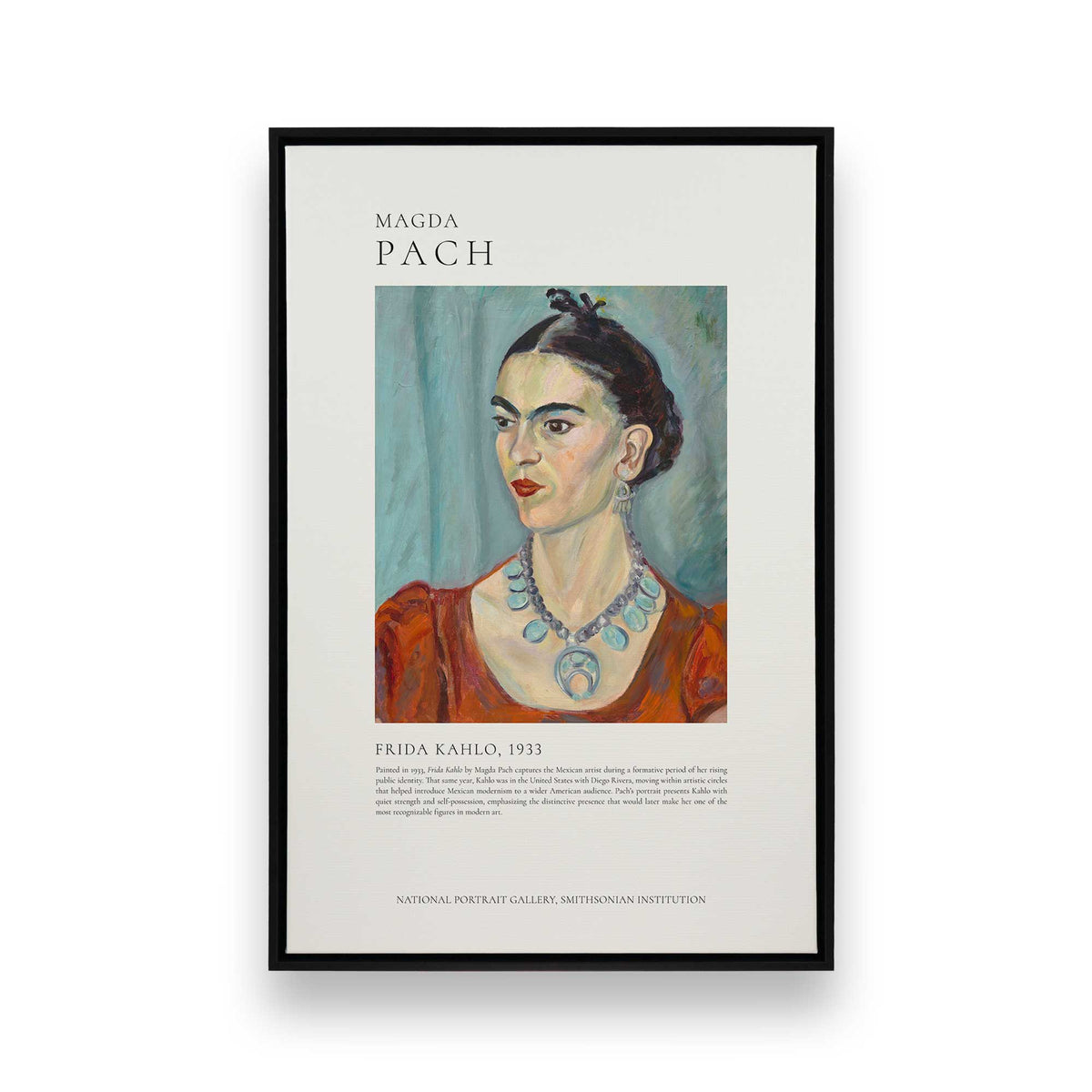 [Color:Satin Black], Picture of art in a Satin Black frame