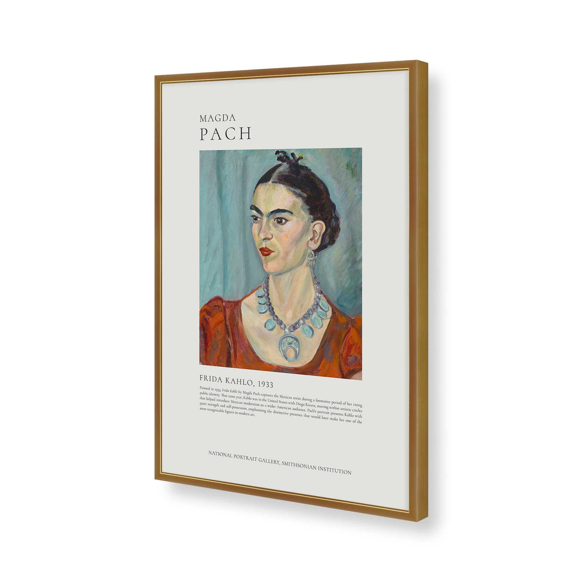 [Color:Polished Gold], Picture of art in a Polished Gold frame of the corner