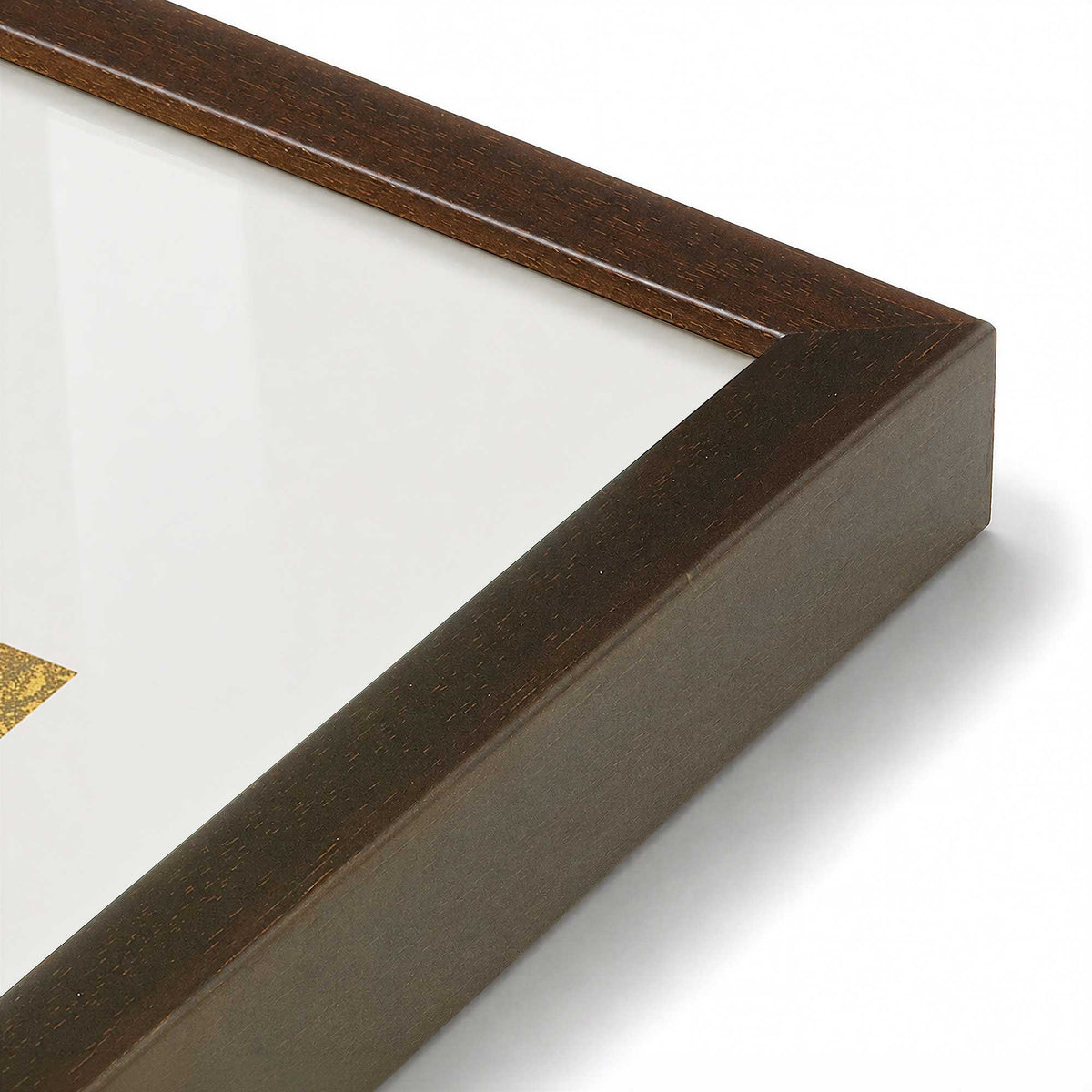 [Color:Belvinder Brown], Picture of art in a Belvinder Brown frame at an angle