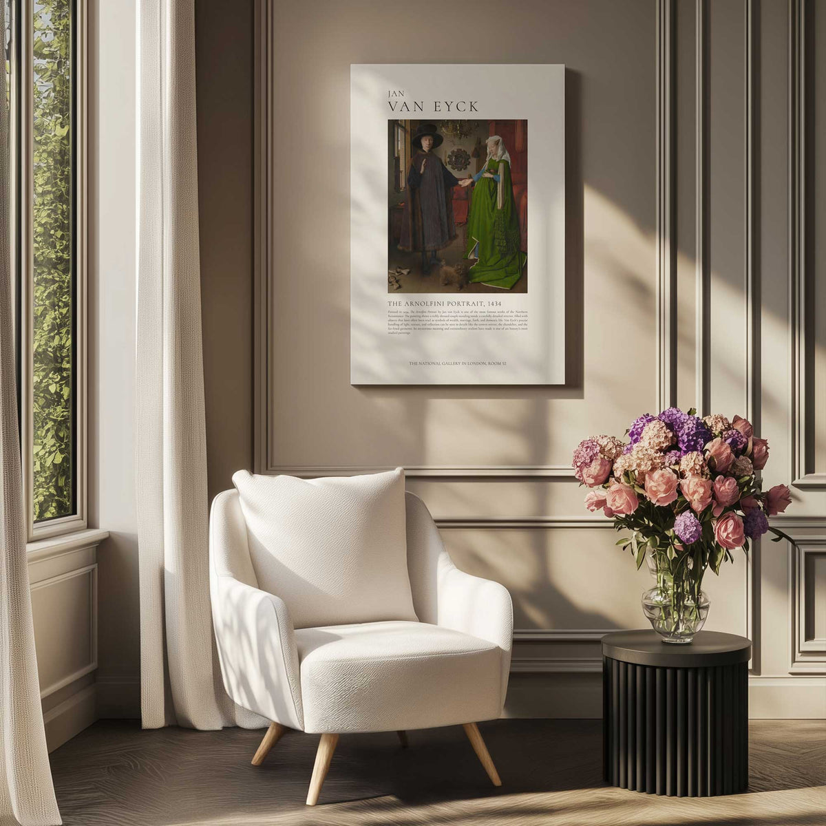 Picture of art in a room