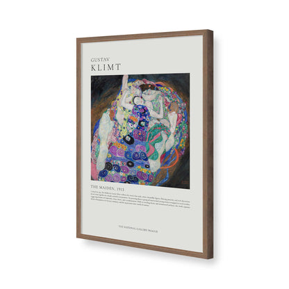 [Color:Walnut], Picture of art in a Walnut frame of the corner