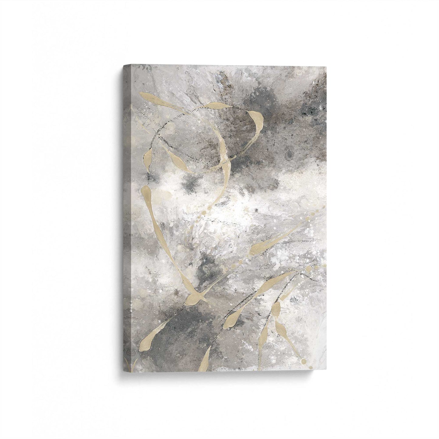 [Color:Stretched Canvas], Picture of art at an angle