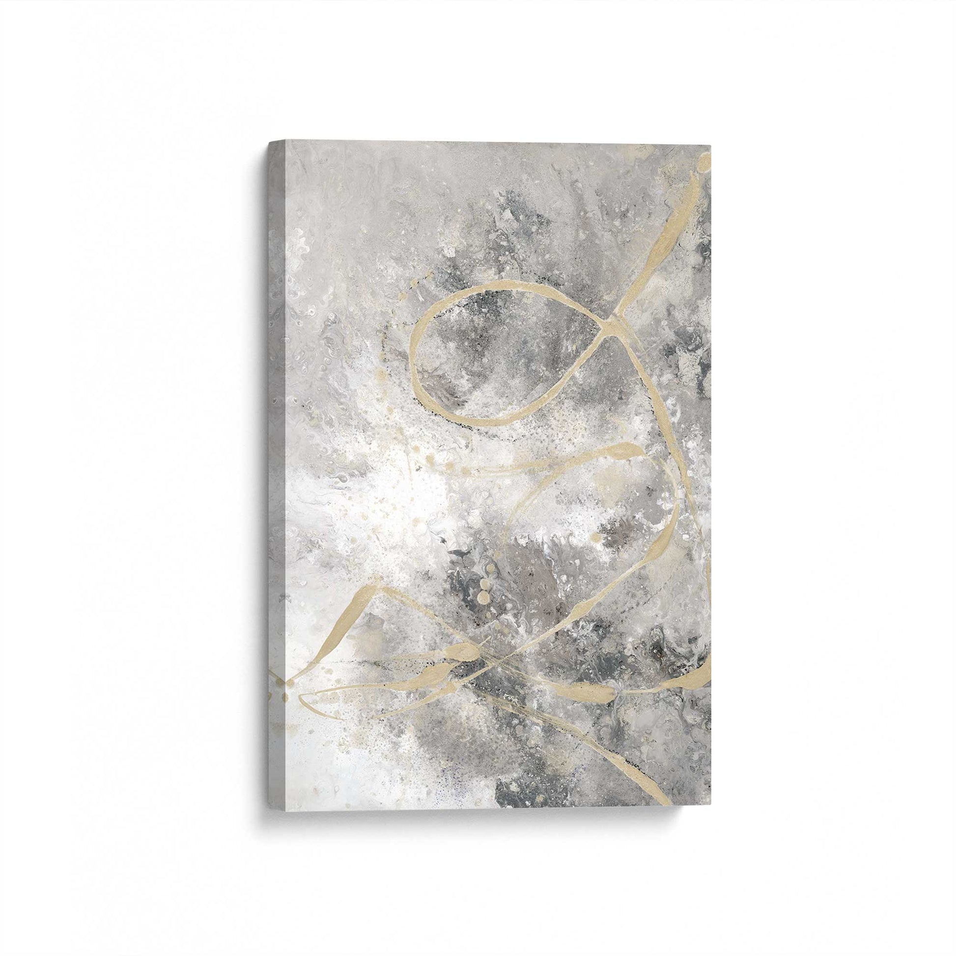 [Color:Stretched Canvas], Picture of art at an angle