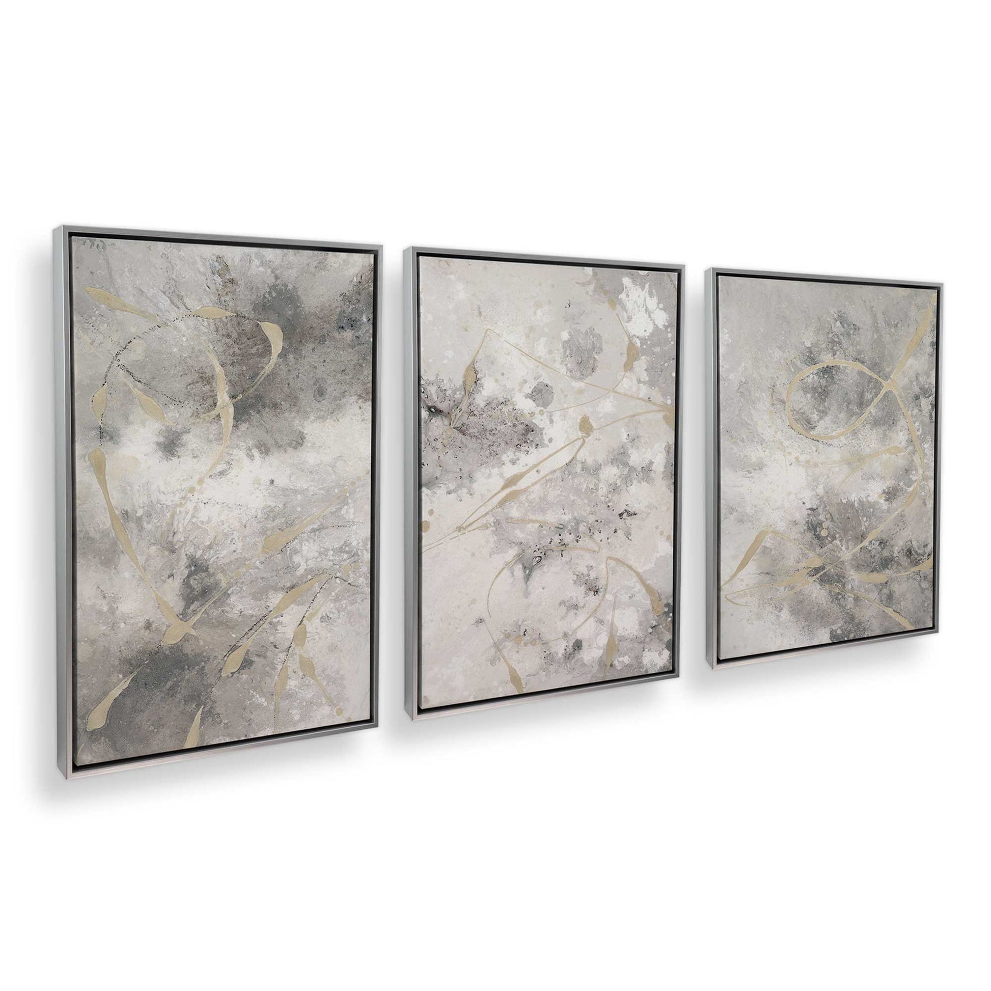 [Color:Polished Chrome], Picture of art in a Polished Chrome frame at an angle
