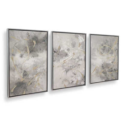 [Color:Polished Chrome], Picture of art in a Polished Chrome frame at an angle
