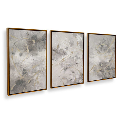 [Color:Polished Gold], Picture of art in a Polished Gold frame at an angle