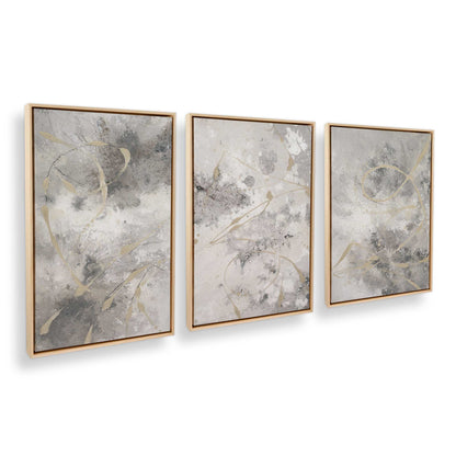 [Color:American Maple], Picture of art in a American Maple frame at an angle