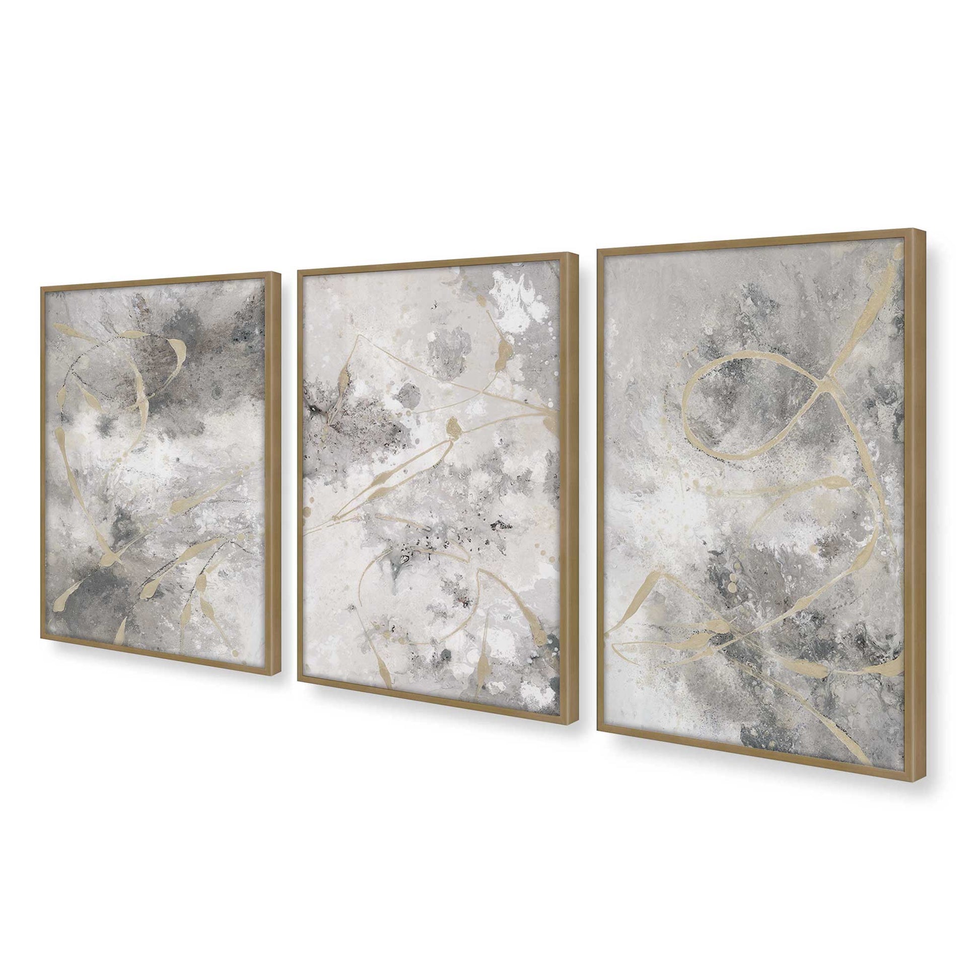 [Color:Brushed Gold], Picture of art in a Brushed Gold frame