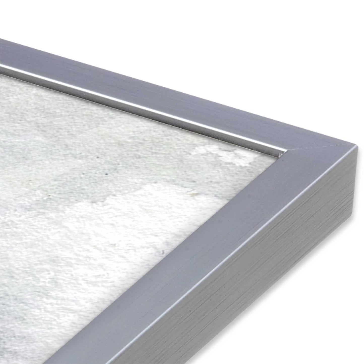 [Color:Polished Chrome], Picture of art in a Polished Chrome frame of the corner #2