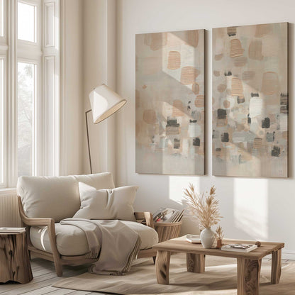 [Color:Stretched Canvas], Picture of art in a room