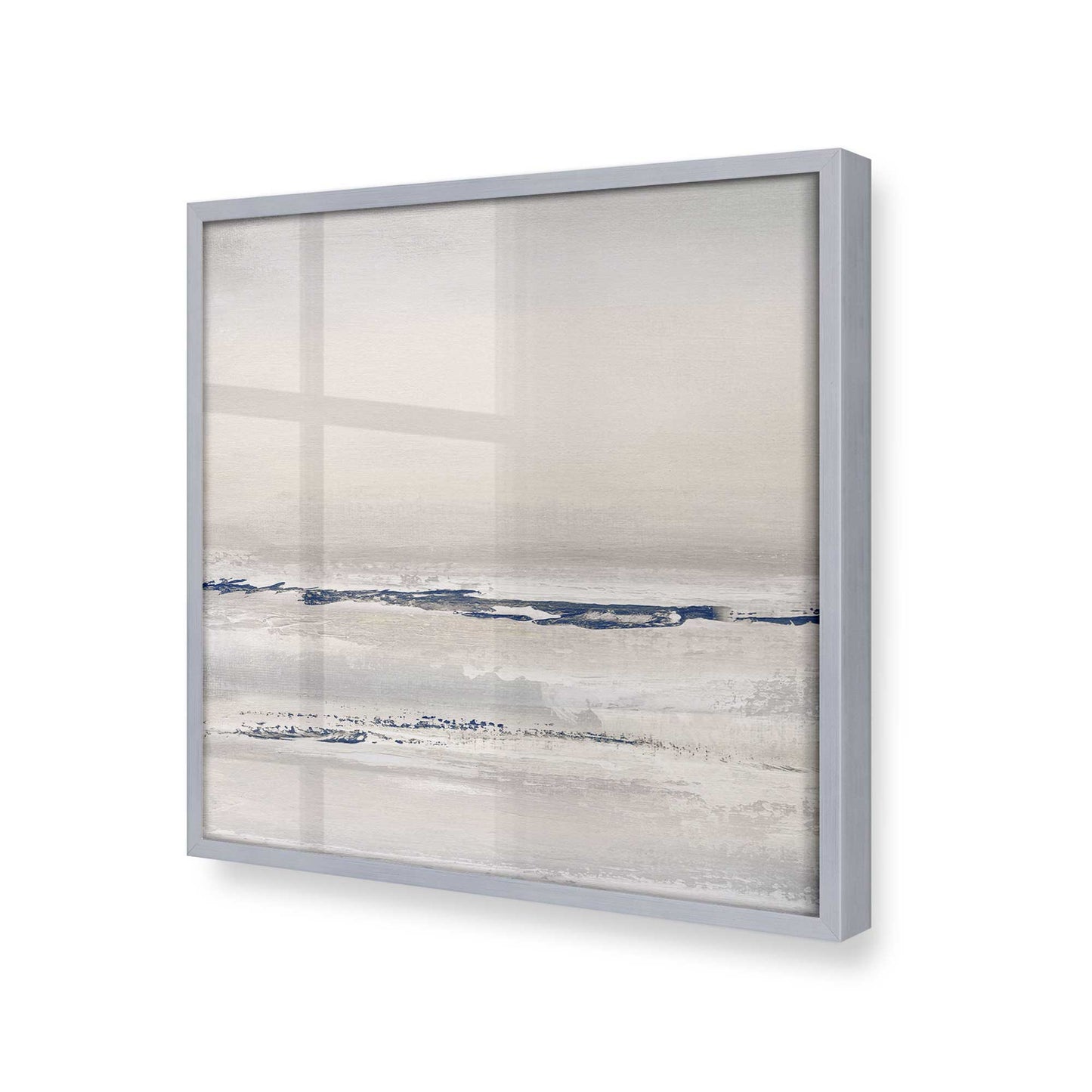 [Color:Polished Chrome], Picture of art in a Polished Chrome frame at an angle